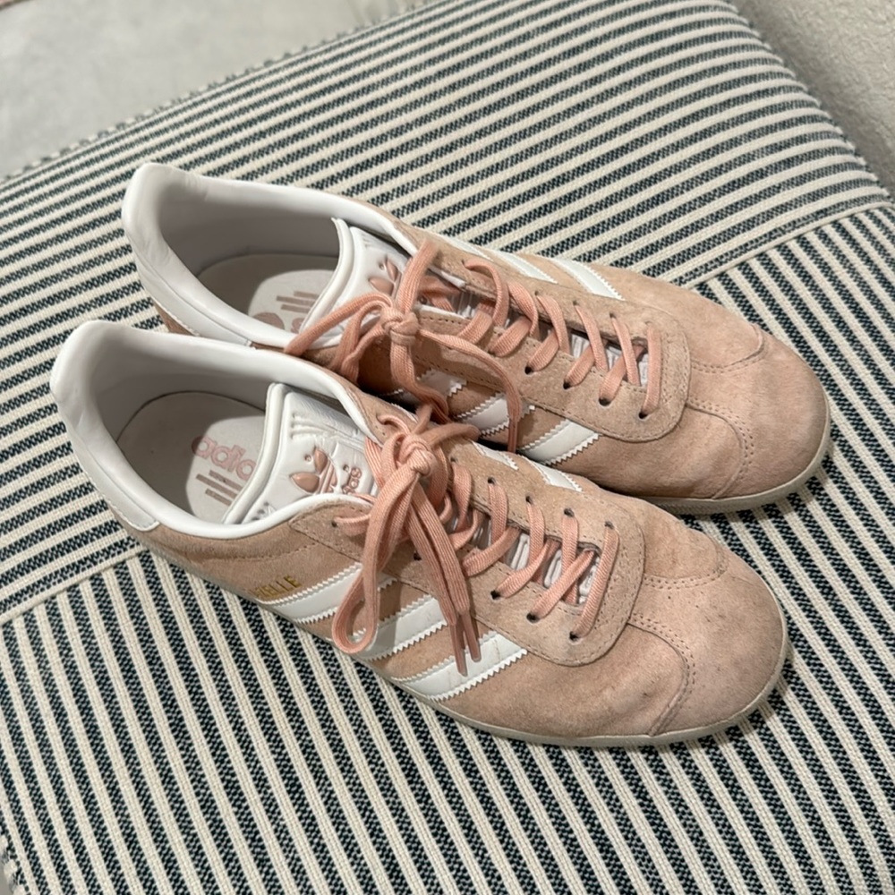 Adidas Gazelle sneakers.